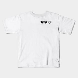 Pixel hearts Kids T-Shirt